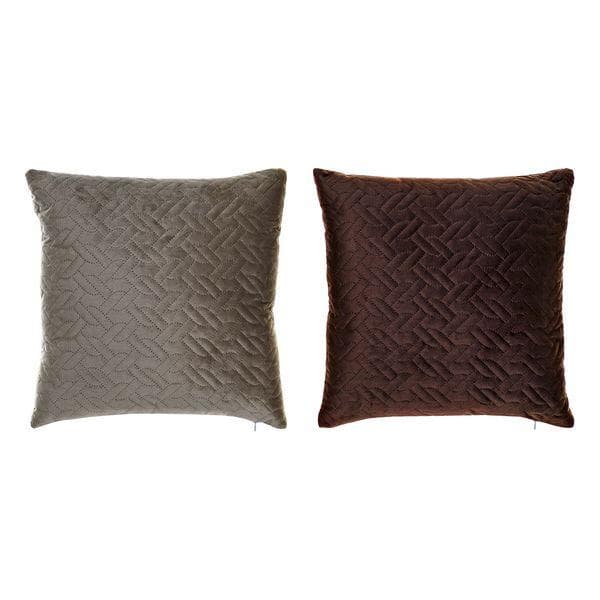 Kudde Dekodonia Brun Beige (45 x 45 cm) (2 pcs)