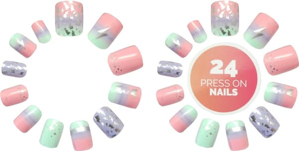 WOW Generation Tryk på Nails 24-pak
