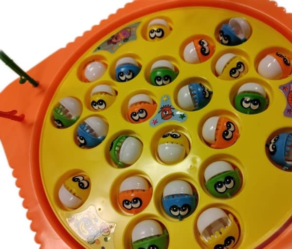 Sällskapsspel Fiskespel med 24 Fiskar och 4 Spelare