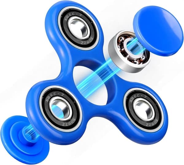 OBOSOE 5-Pack Fidget Spinner, Färgglada Stresslindrande Leksaker