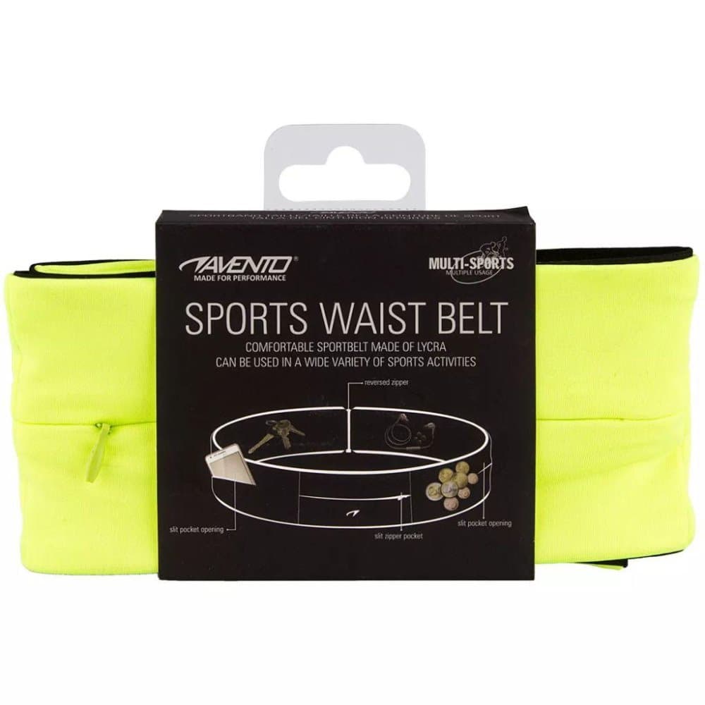 Avento 408373 Sportsbelte lycra størrelse M gul 21PR-FGZ-M