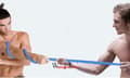 Miniatyrbild 6 av 6: Träningsband-Gummiband för stretching och mångsidig--Rosa Färg