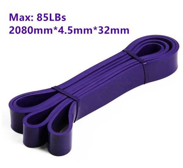 Träningsband Motståndsband Gummiband-Powerbands-Resistance Band Lila