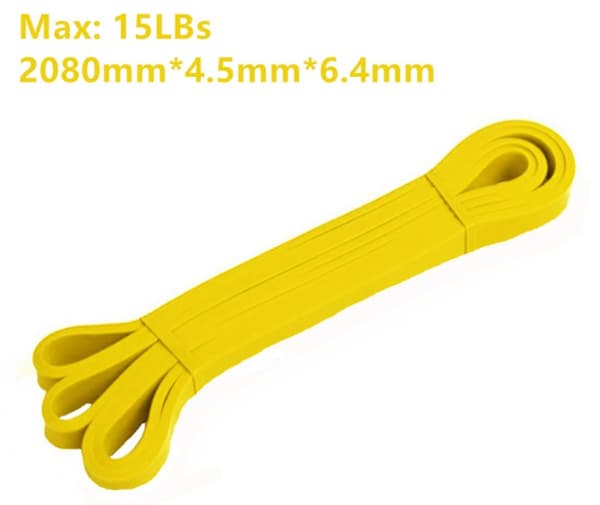 Yellow- Koulutusnauhat Resistanssinauhat Kuminauhat-Power bands -resistanssinauhat