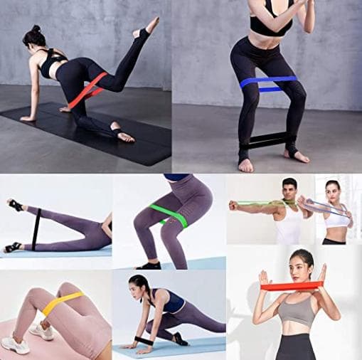 Träningsband motståndsband YOGA Motstånd: - Grön -  Lätt