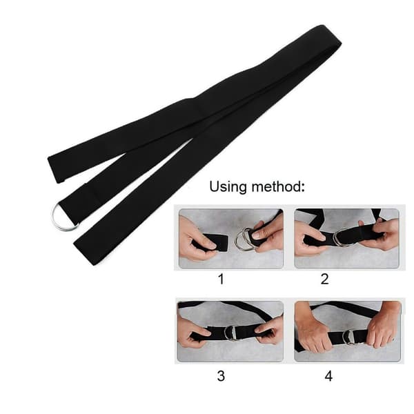 Adjustable Belt Yoga Strap Figure Waist Leg Fitness Gym Sports Exercise
