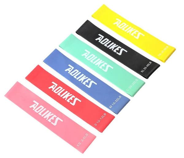6 Pack Träningsband Motståndsband Gummiband