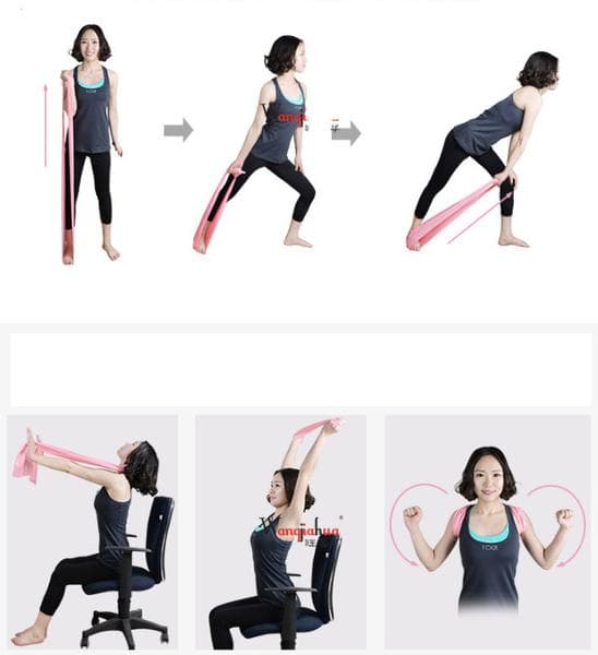 5 Pack Exercise bands (5 colors) Christmas gifts