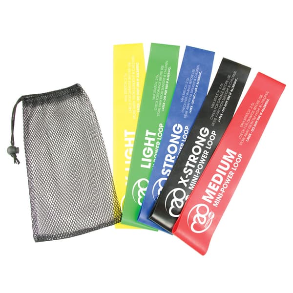 Fitness Mad Mini Power Loop Resistance Band (5 st)