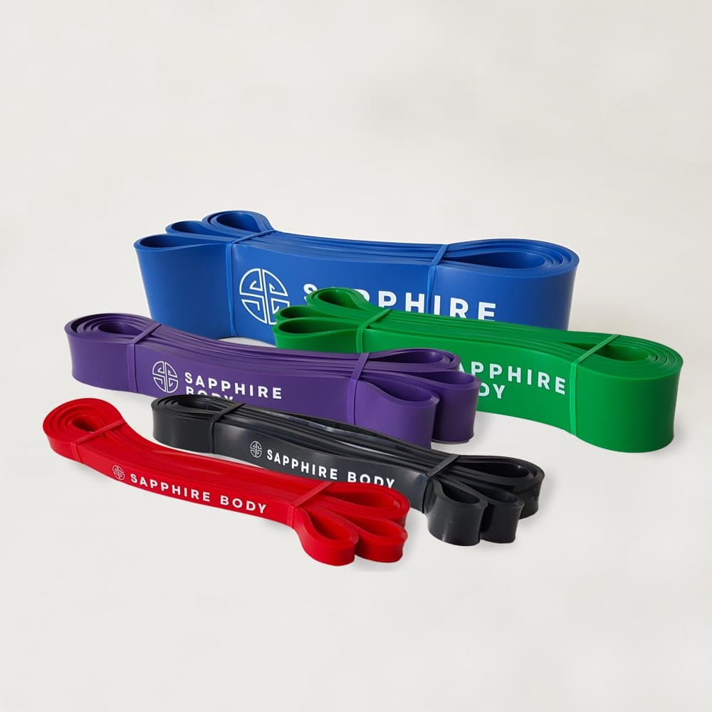 Sapphire Body Powerband, 7-80 kg (gummiband, power band, träningsband, motståndsband)