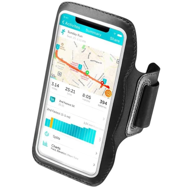 Celly Sportarmband max 6.9" - Svart