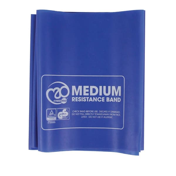 Fitness Mad Resistance Band Blue/White Medium