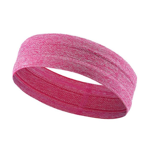 Elastic Fabric Pannband Running Fitness - Rosa