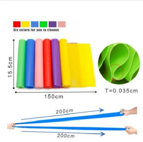 Träningsband-Gummiband för stretching och mångsidig