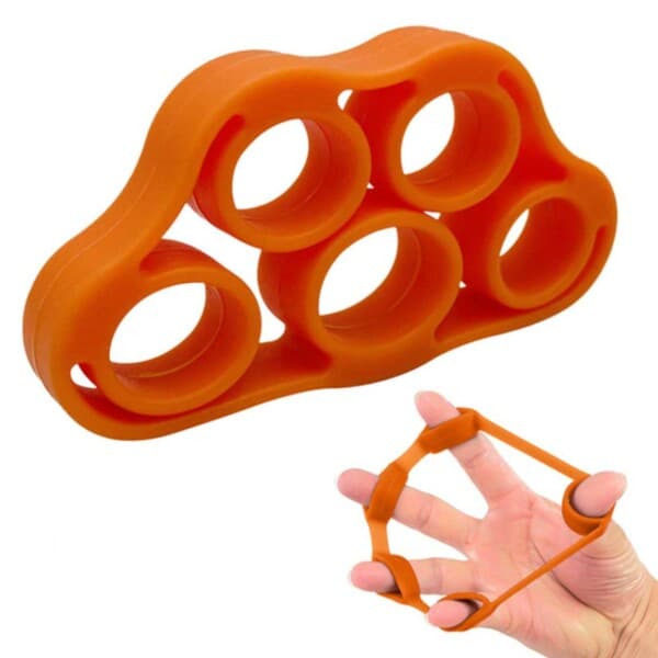 Fingertränare Silikon – Handleds- och Grepptränare 5KG Orange