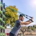 Miniatyrbilde 9 av 11: BRUKT Sett med motstandsbånd med tilbehør og treningsveileder Tribainer InnovaGoods TRIBAINER Flerfarget (Fikset A+)