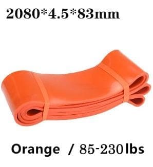 Träningsband Motståndsband Gummiband-Powerbands-Orange