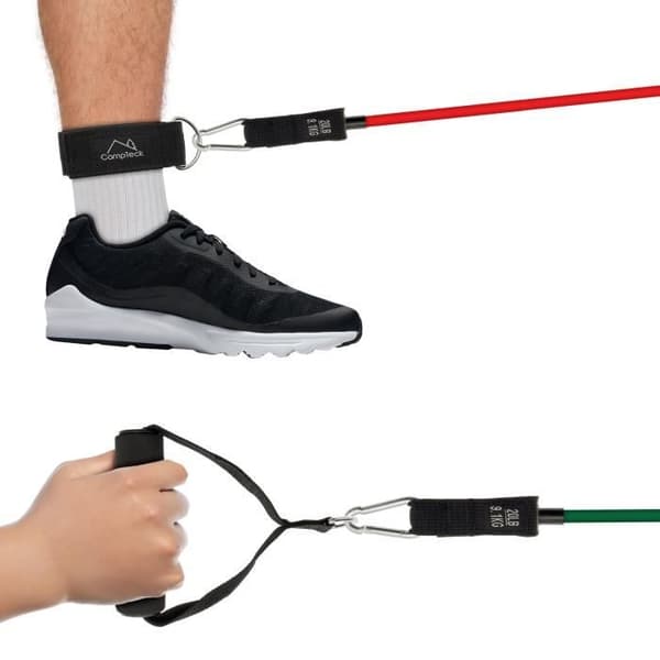 CampTeck Latex Resistance Bands Elastiskt rör Fitness Träning Yoga Pilates Gym Sport