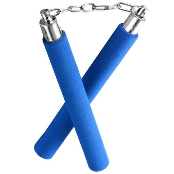Nunchaku i skum til børn - blå