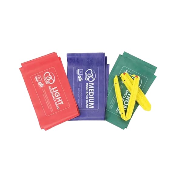 Fitness Mad Motståndsband (förpackning med 3 st) Red/Blue/Green One Size
