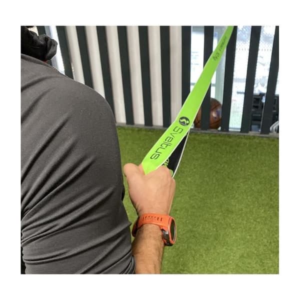 SVELTUS Elastiband gult elastiskt band 10 kg för fitness - Sporttillbehör för fysiskt underhåll