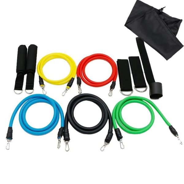 Motståndsband - Ej specificerat - 11 PCS - Blandad - Intensiv - Fitness