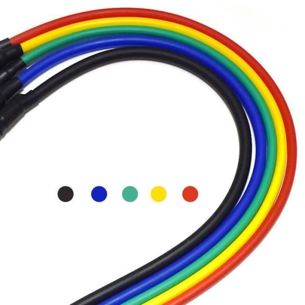 Leytn® Set Resistance Bands Elastisk styrketräning för män Kvinnor Fitness Yoga Shaping