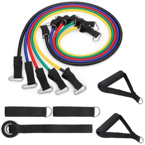Elastic Resistance Band Set, Resistance Band Bodybuilding Kit - Elastiska träningsband för sport, yoga, rehabilitering [363]