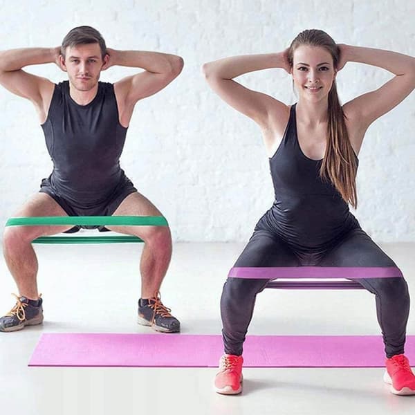Träningsband | 3-Pack Elastiska Motståndsband för Träning