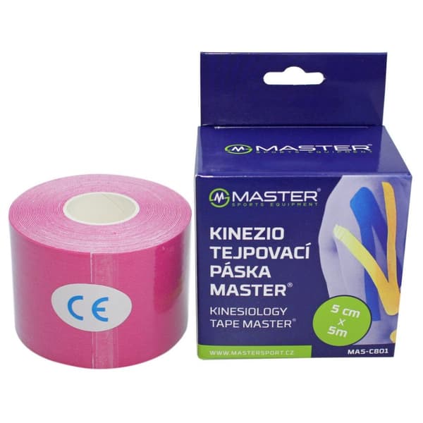 MASTER Kinesiologi Tape 5 cm x 5 m Pink