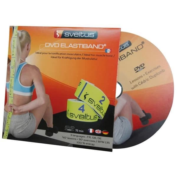 Elastiband SVELTUS - 15 kg - Svart - Fitness - Fysiskt underhåll - Enstaka användning