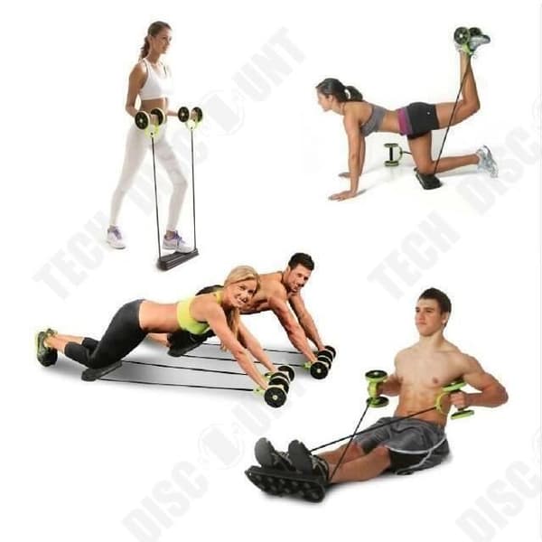 TD® Ab Wheels- Magmuskelrullar- Träningsutrustning Bröstförlängningsrep Pull- Buken Crunches,