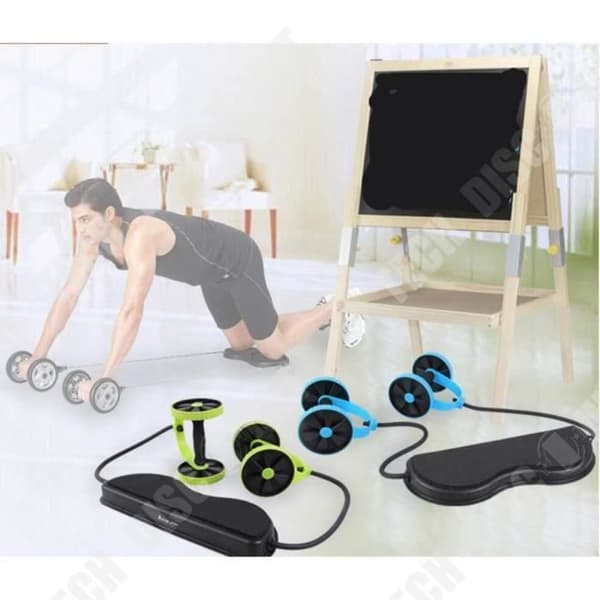 TD® Ab Wheels- Magmuskelrullar- Träningsutrustning Bröstförlängningsrep Pull- Buken Crunches,