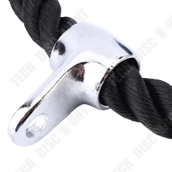 TD® Fitness Rope - Biceps Triceps - Muskeldragrep för idrottare - Bodybuilding - Fitness - Crossfit