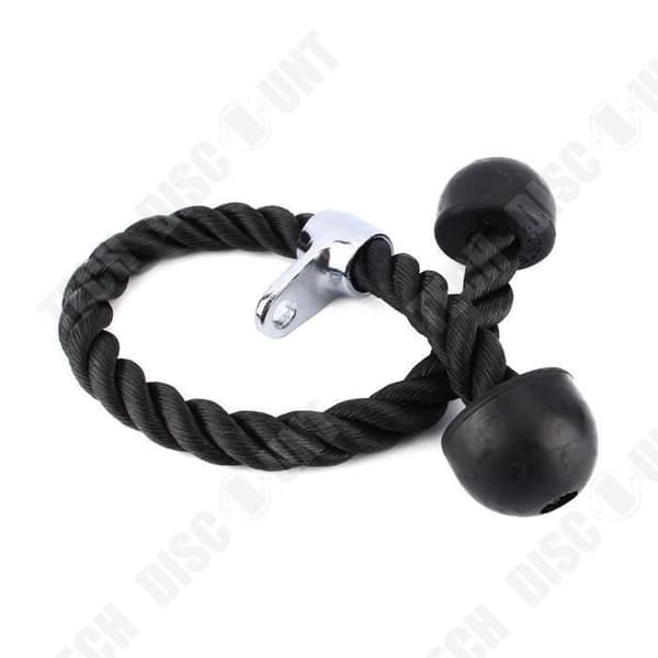 TD® Fitness Rope - Biceps Triceps - Muskeldragrep för idrottare - Bodybuilding - Fitness - Crossfit
