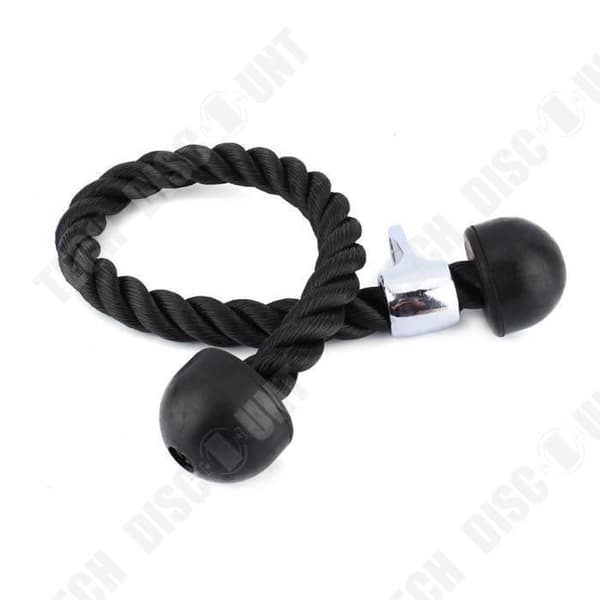 TD® Fitness Rope - Biceps Triceps - Muskeldragrep för idrottare - Bodybuilding - Fitness - Crossfit