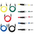 Miniatyrbild 3 av 4: INN® TD set elastiskt band fitness bodybuilding 11 sport motstånd dra bred fotled fot kit rem Elastiband träning h