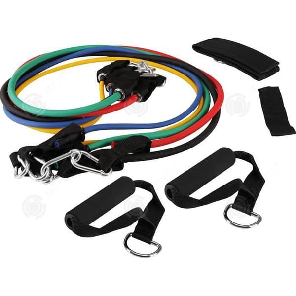 INN® TD set elastiskt band fitness bodybuilding 11 sport motstånd dra bred fotled fot kit rem Elastiband träning h