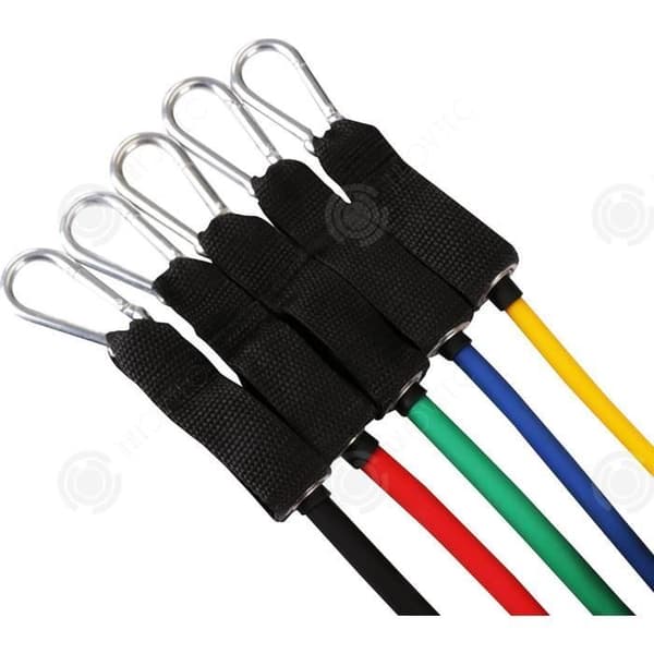 INN® TD set elastiskt band fitness bodybuilding 11 sport motstånd dra bred fotled fot kit rem Elastiband träning h