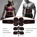 Miniatyrbild 2 av 4: TD® Uppladdningsbart träningsbälte Hemma Lazy Abdominal Patch EMS Muscle Patch Magplåster