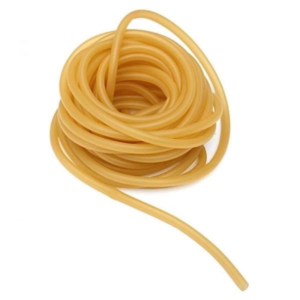 Elastiskt rör - Ej specificerat - 6 x 9 mm - Naturlatex - Längd 3m - Hög elasticitet