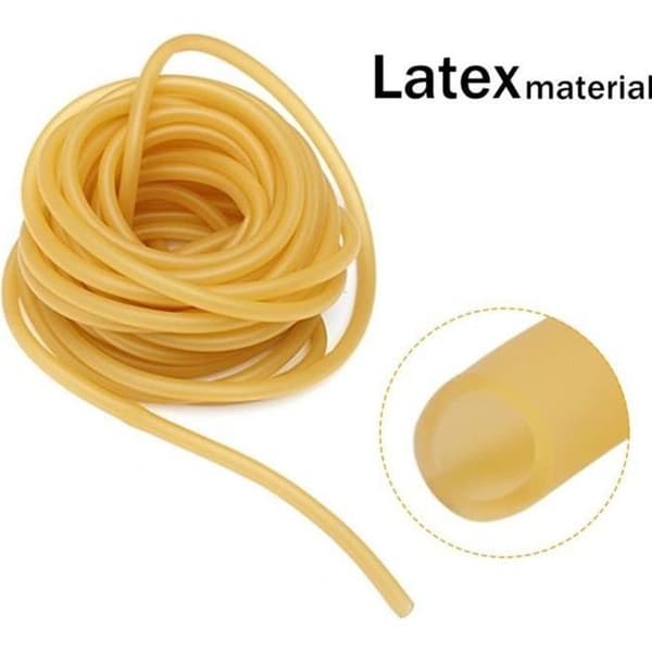 Naturlatex elastiskt rör 6x9mm för professionell jakt eller tävlingsslunga