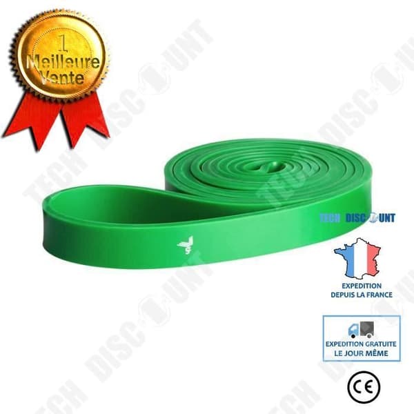 TD®-rem sportsele yogatillbehör yogahängmatta stretching yogabälte pilatestillbehör - Modell: grön