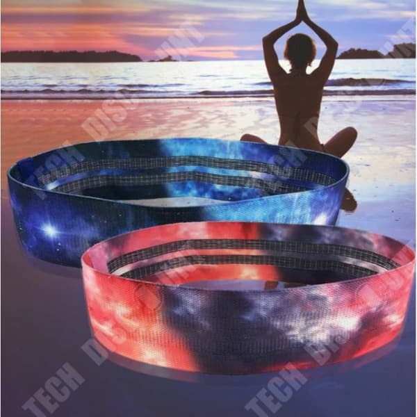 TD® Loop Resistance Band Träning Yogaband Träning Fitness Träning Cross Fit 2 delar Yogatillbehör