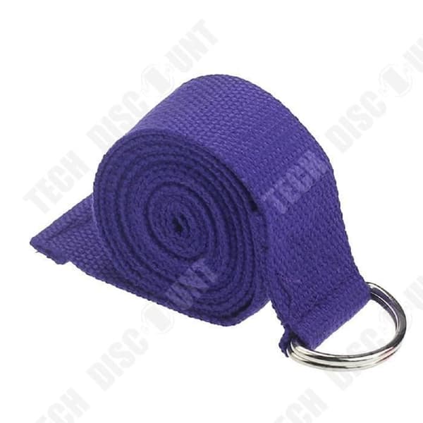 TD® Yoga Tillbehör Justerbar Ben Fitness Storlek, 180 cm längd Stretch träningsrem med Ring-