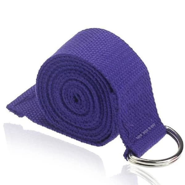 TD® Yoga Tillbehör Justerbar Ben Fitness Storlek, 180 cm längd Stretch träningsrem med Ring-