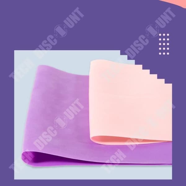 TD® Pink-1500*150*0,35 mm Yoga Tension Band Aptitude Fitness för damer Tension Band