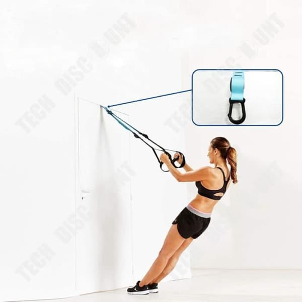 TD® Suspension Exercise Strap Fitness Kit för multifunktionell styrketräning