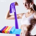 Miniatyrbild 2 av 4: TD® Elastiskt Yogaband Latexbälte 2M Naturligt spänningsband Kvinna Yoga Sport Fitness Hem - Slumpmässig färg