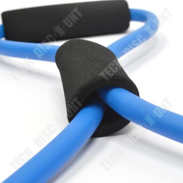 TD® Tube Resistance Band Latex Professionell Tränings Yoga Elastisk Aerobic Typ Lämplig för Yoga Figur 8 Rally-röd